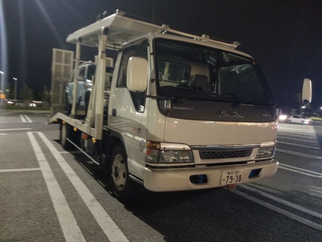 本日は夜間買取で東北道！