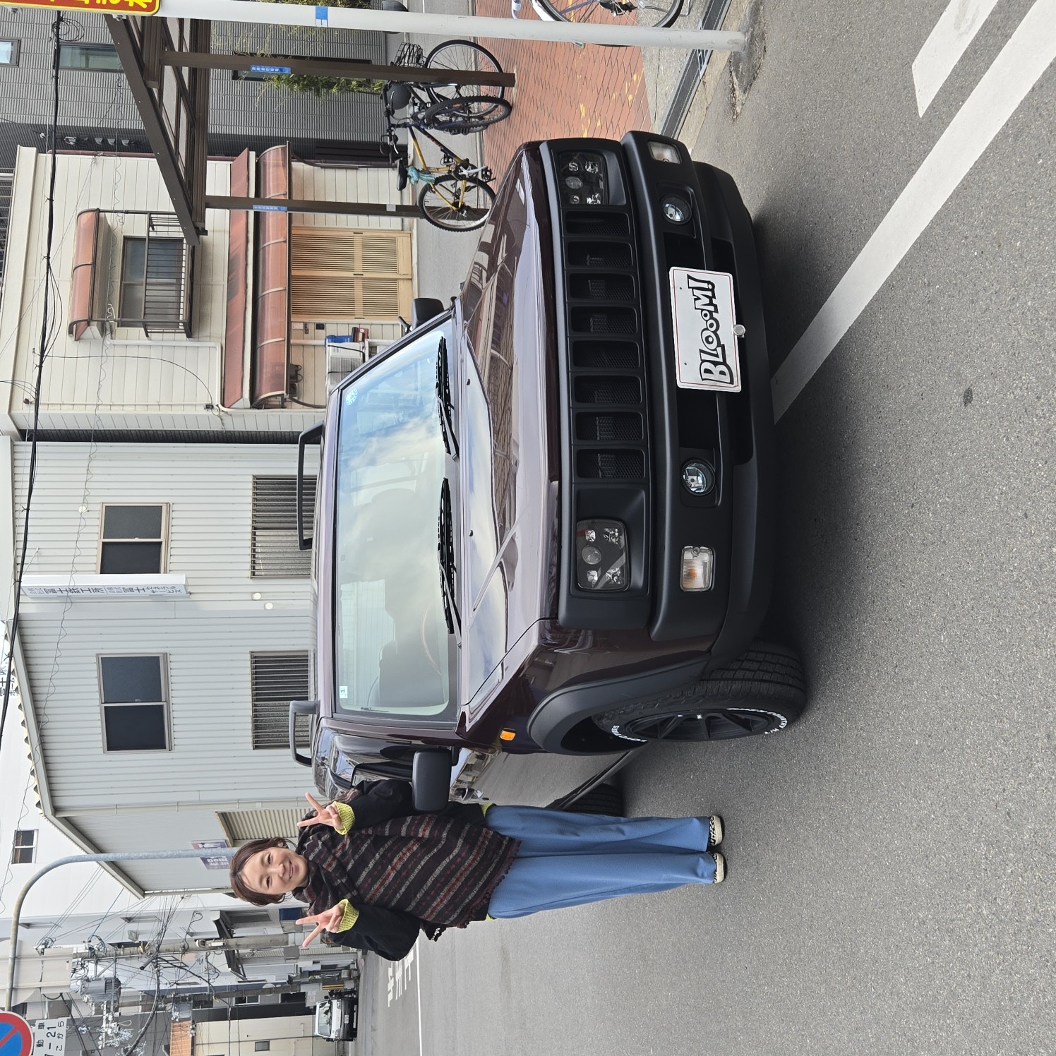 今年１台目の納車は初の大阪はなにわ登録納車